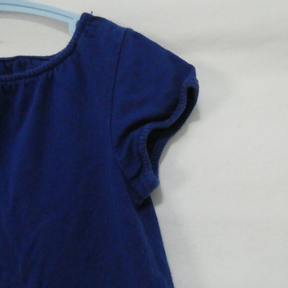 CIRCO 24 months Blue Cotton Short Sleeve Dress With Colorful Fun Print Design - Picture 6 of 15